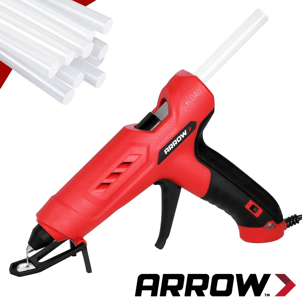 Arrow Heavy Duty Hot Glue Gun Kits w/12PC Glue Gun Sticks High/Low