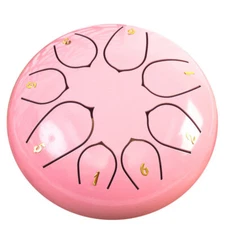 8 Note 6 Inch Drum Rain Drum for Outside Garden Steel Tongue Drum Rain Chime UK