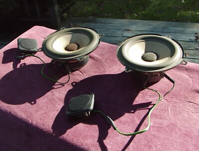 Genuine 1993 Volvo 240 WAGON Rear Door Speaker Set-As Seen