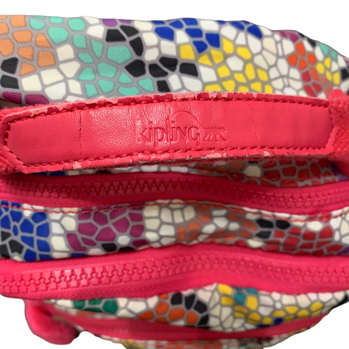 Kipling Laptop Computer Backpack Challenger Mosaic Pattern  display picture 1