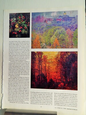 JOHN JOSEPH ENNEKING ART PIECE VTG ORIG  2006 ADVERTISEMENT