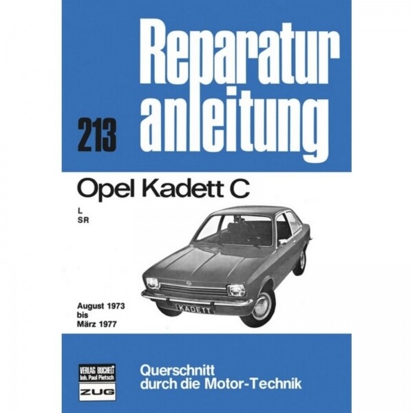 Thumbnail - Opel Kadett C L/sr (08.1973-03.1977) Reparaturanleitung Bucheli Verlag