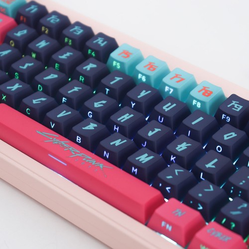Cherry Profile Cyberpunk Neon Lamp PBT Keycaps For Meck keyboard - Picture 6 of 8