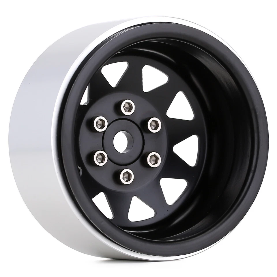 Deep Dish Metal 1.9" Beadlock Wheel Rim Hub for 1/10 RC Crawler Car Axial 90046 - Image 3 of 4