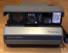Polaroid Spectra System Camera With Storage Bag Manual Strap - Untested