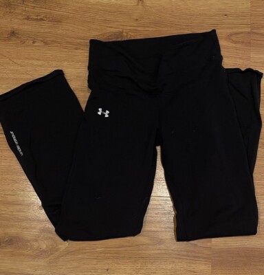 UNDER ARMOUR   BLACK YOGA/FITNESS PANTS Size M