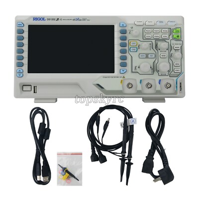 RIGOL 100MHz 200MHz 2-Channel Digital Oscilloscope Support Multiple Language tp1