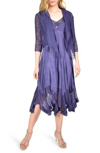 navy blue chiffon jacket