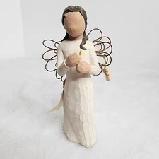 Vintage 2001 Willow Tree Susan Lordi Demdaco - ANGEL OF WARMTH -  5” Figurine