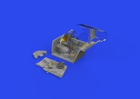 MW22 Eduard 648977 Bf 109G-10 Wnf Cockpit Print 1/48 Brassin For Eduard