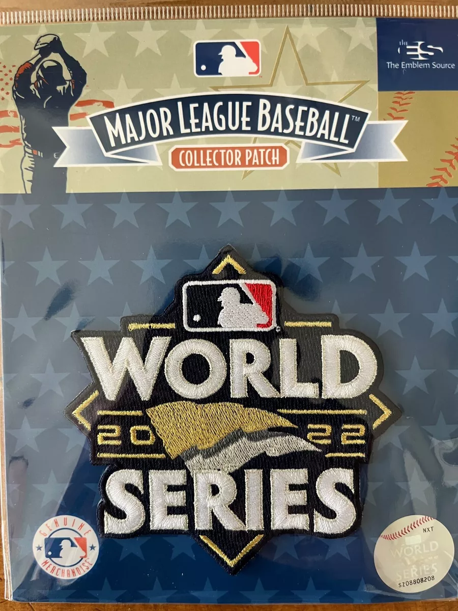 HOUSTON ASTROS 2022 WORLD SERIES CHAMPIONS JERSEY STYLE PATCH MLB SHIPS  11/15/22