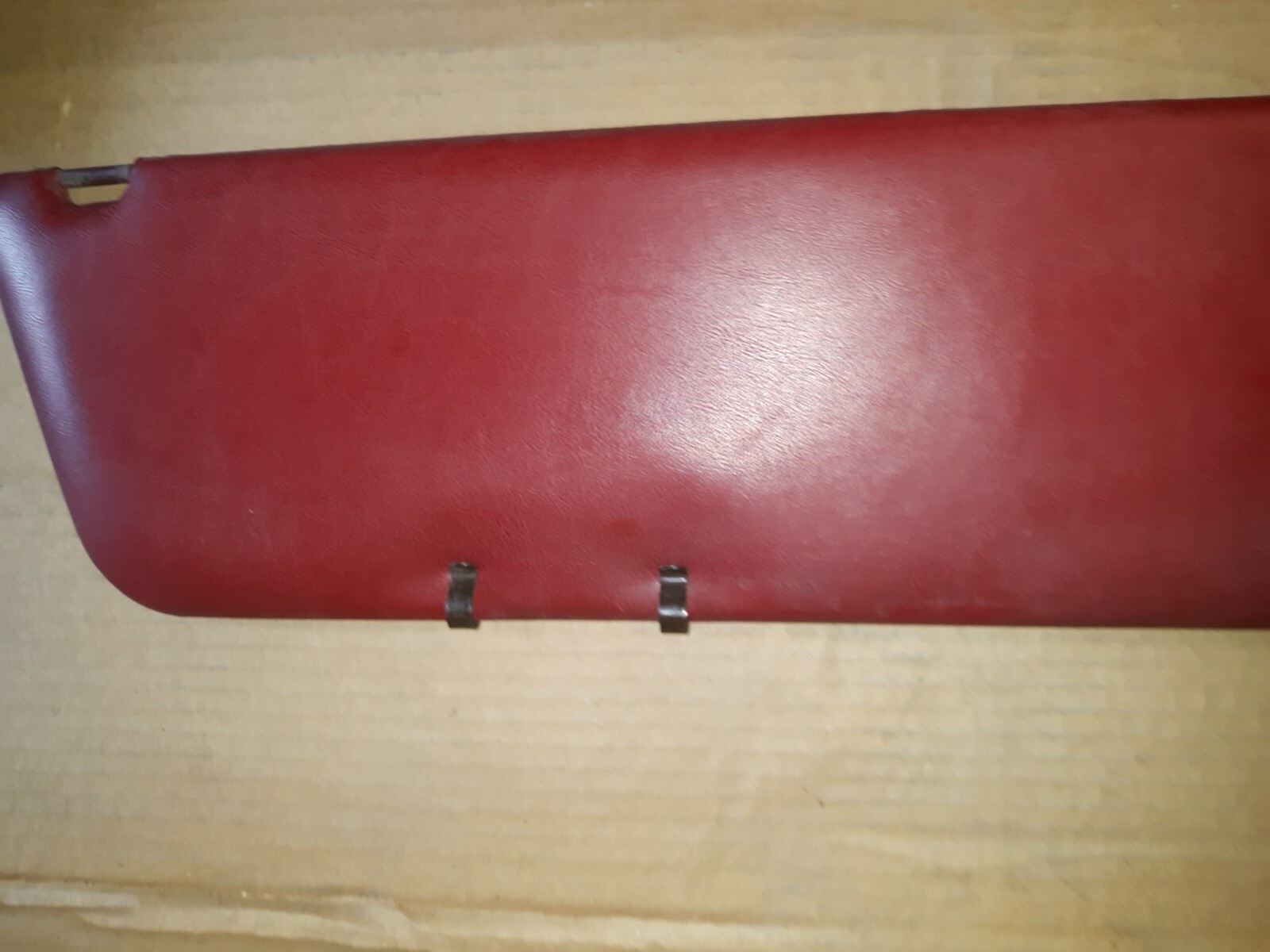 Vintage Clip on Mirror for Sun Visor, Hot Rod, Woodgrain Design vanity