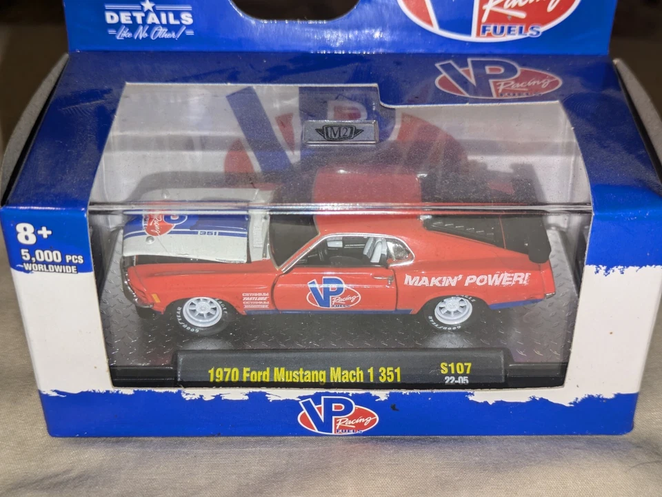 M2 Machines 1:64 Scale O’reillys Exclusive 1970 Ford Mustang Mach 1 351 S107 - Image 2 of 4