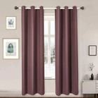 2 Pieces Blackout Grommet Curtain Panel 84x42" Thermal Darkening Window Drapes