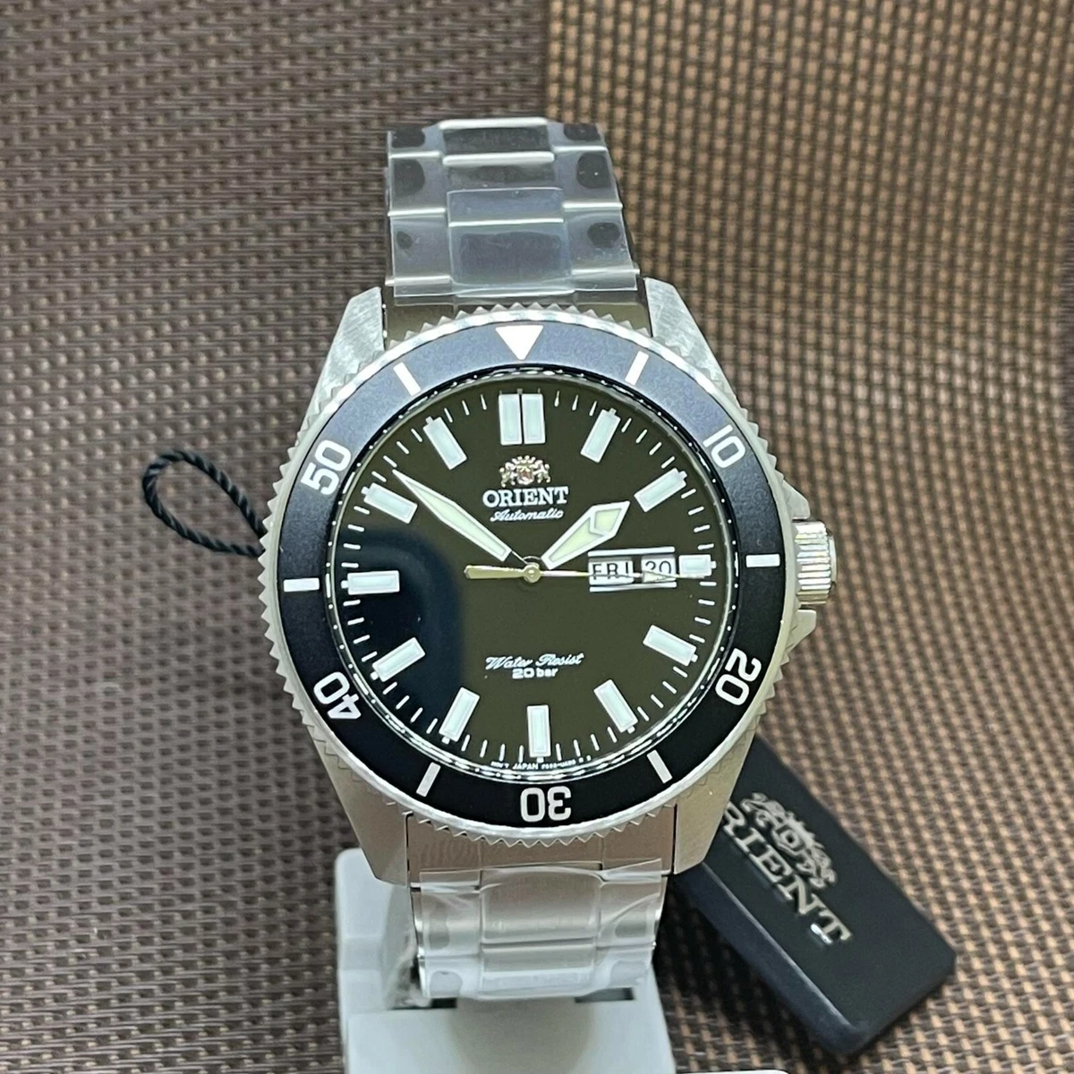 Orient RA AA0008B19B Black Analog Stainless Steel Mechanical Watch
