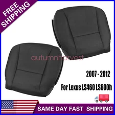 2007-2012 For Lexus LS460 LS600h L Driver + Passenger Bottom leather seat Cover
