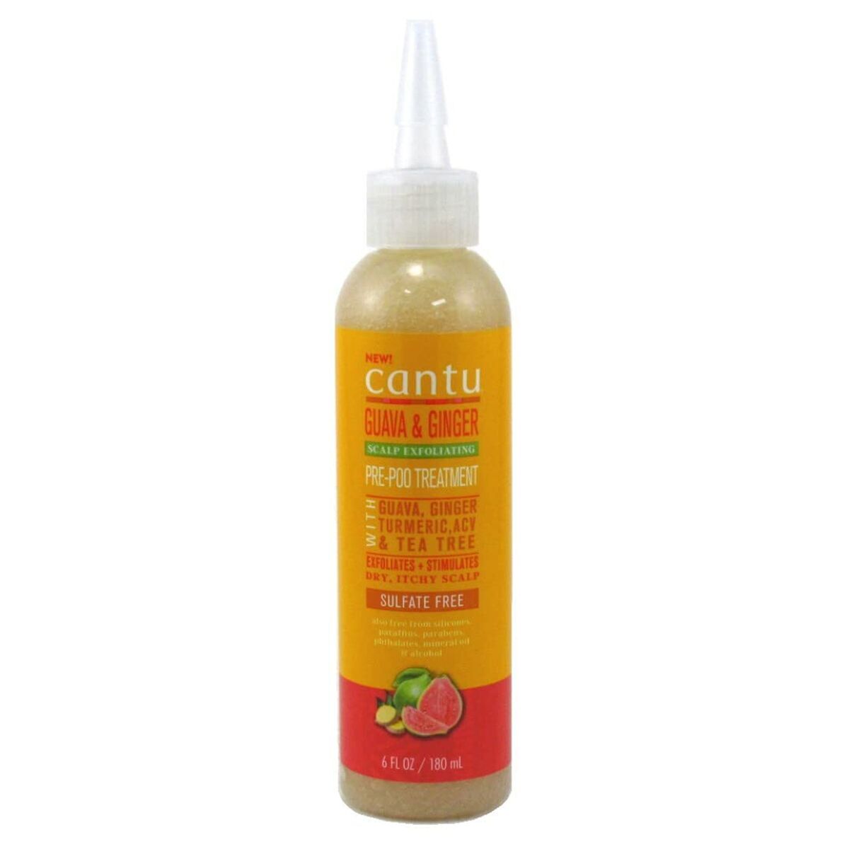 E_0002_S4262110 Cantu Pre-Shampoo Cantu Guava Ginger 180 ml Esfoliante per Capel