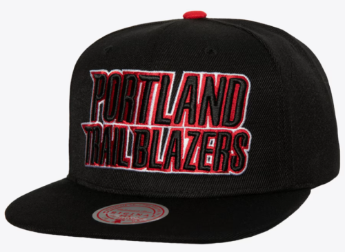 NBA Portland Trail Blazers Mitchell & Ness M&N Adult Draft Snapback Cap Hat NEW! - Bild 1 von 3