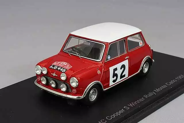 Spark S1193 1/43 BMC COOPER S NO.52 WINNER RALLY MONTE CARLO 1965 Model Car