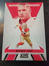 2021 Panini Score Football Game Face #GF3 Nick Bosa 