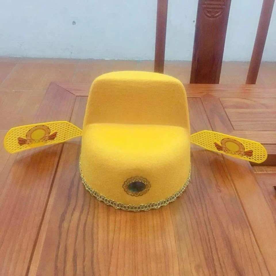 Antigua Gorra Académica China Gasa Negra Cabridegroom Gorra Ópera Sombrero Adulto Niños Foto 3 de 4