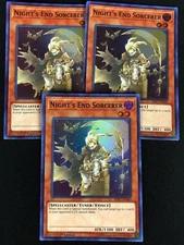 YUGIOH NIGHT'S END SORCERER HISU-EN040 1ST SUPER X3 (NM)