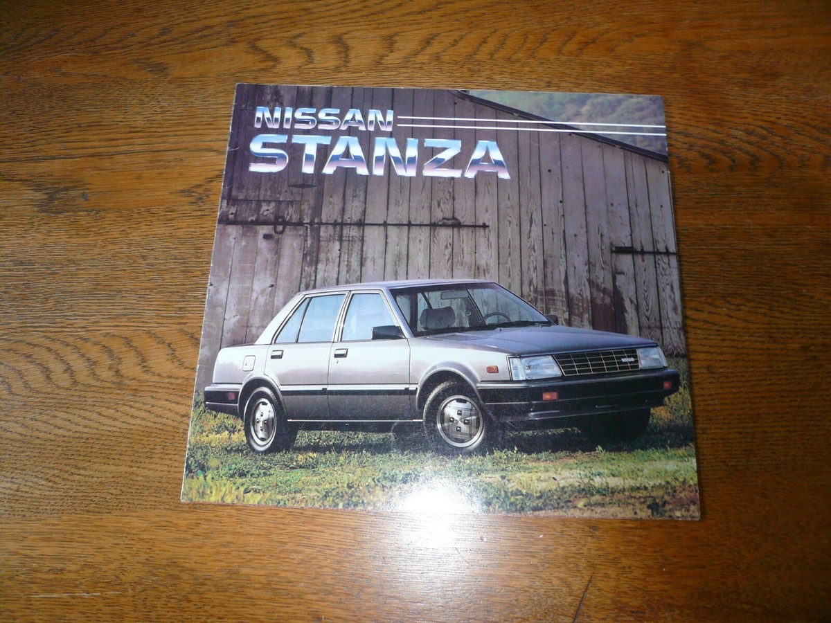 1985 Nissan Stanza Sales Brochure - Vintage | eBay