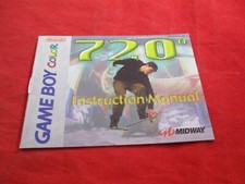 720 Nintendo Game Boy Color Instruction Manual Booklet ONLY U1