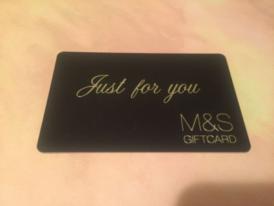 MARKS & SPENCER ( UK ) Just for You ( 2014 ) Gift Card ( $0 )