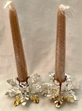 Durham Collection Silverplated Candleholder Set