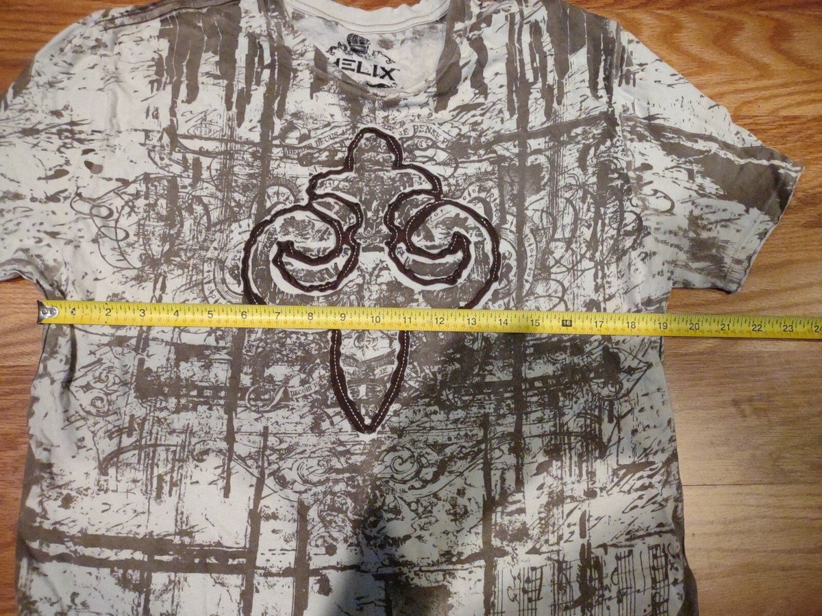 Vintage Helix T-Shirt Men's Large 63925 | eBay