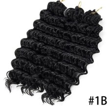 Savanna Deep Wave Best Synthetic Hair 10inch crochet braids NWOB 