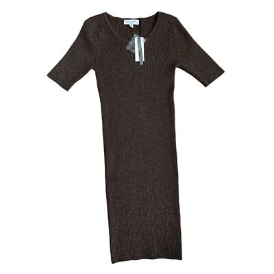 michael stars ribbed dress Women's Petite Esme Ribbed Dress - Nocturnal - Size XSP