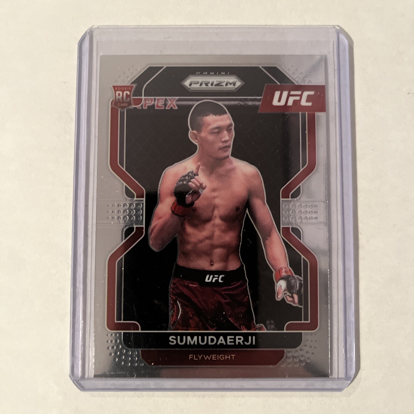 Sumudaerji  2022 Panini Prizm UFC Silver Prizm RC #114 MMA Card