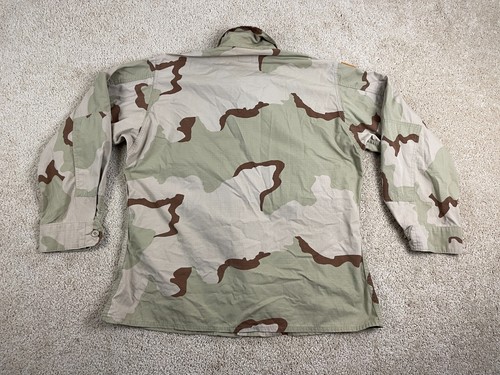 American Apparel Military Jacket Mens XL Button Up Desert Camouflage Multicolor - Picture 2 of 11