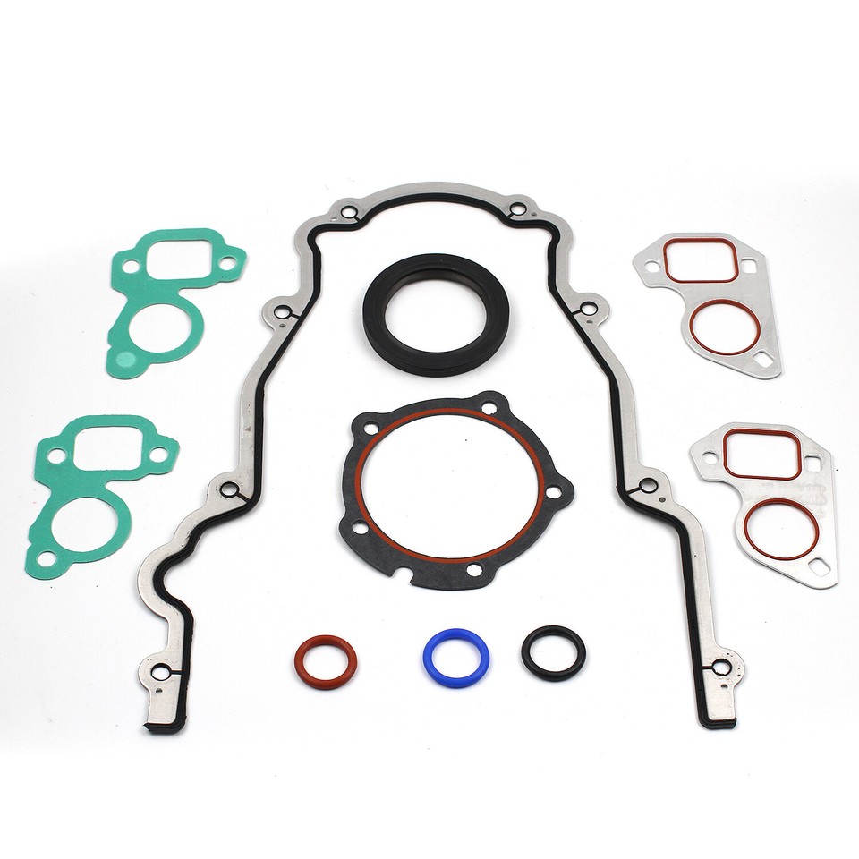 Timing Cover Oil Pan Gasket Set For GMC Chevrolet 4.8 5.3 5.7L 6.0L LS ...