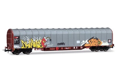 RIVAROSSI H0 HR6681 Schiebeplanenwagen Rilns, Grafitti, SBB, Ep.V, OVP, NEU!