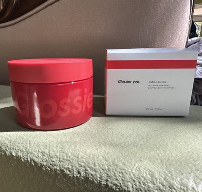 NIB 100% Authentic Glossier Crème de You Dry-Touch Body Butter, 7.2 oz / 212 mL