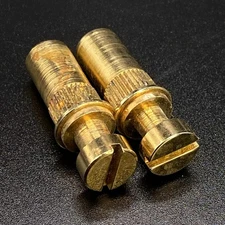 Vintage Tailpiece Studs Set of 2 Gold colored Gibson style