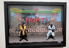 Arcade1up RARE Mortal Kombat Shadowbox 39/50 Made! Read Description 