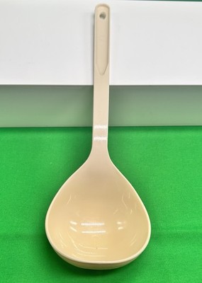Vintage Ladle Nylon Plastic Kitchen Utensil By Foley Almond/Beige USA 11.5 