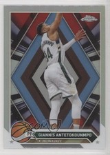 2023-24 Topps Chrome Refractor Giannis Antetokounmpo #15 6q5