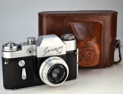1963 SOVIET USSR ''ZENIT-3M'' SLR camera + INDUSTAR-50 LENS, f3.5/50, M39 (7)