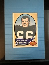 1970 Topps Bill Bergey Rookie Card RC Cincinnati Bengals. rookie card picture