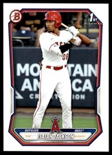 ISAIAH JACKSON 2026 Bowman Prospects Rookie 1st Card RC #BP-60 Anaheim Angels. rookie card picture