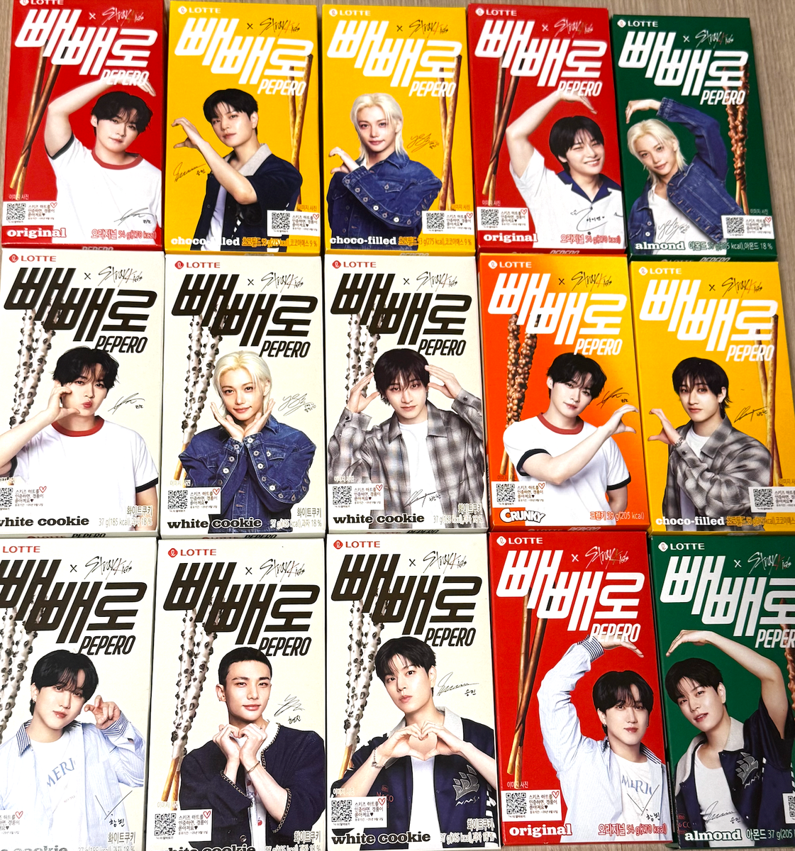 Straykids 2025 Pepero Special White Cookie Original Almond