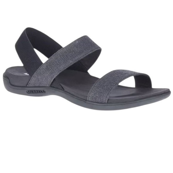 Sandali Merrell District Finlay Air Cushion Memory Foam nero e grigio taglia 11