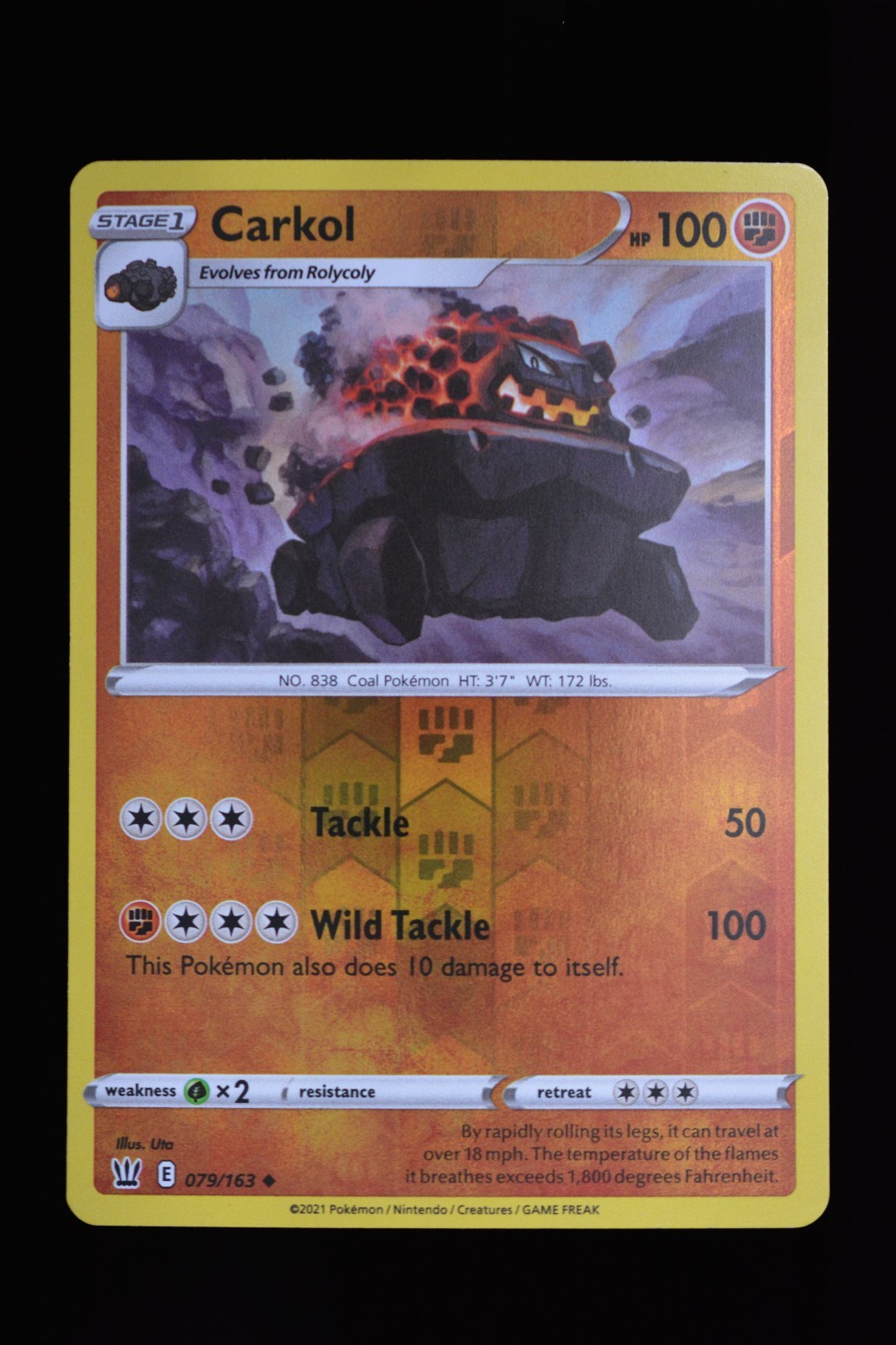 Pokémon TCG Pokémon Carkol Carkol Uncommon Reverse Holo