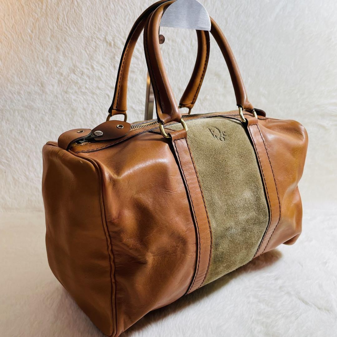 Vintage Dior Boston Bag Rare Stylish Handbag