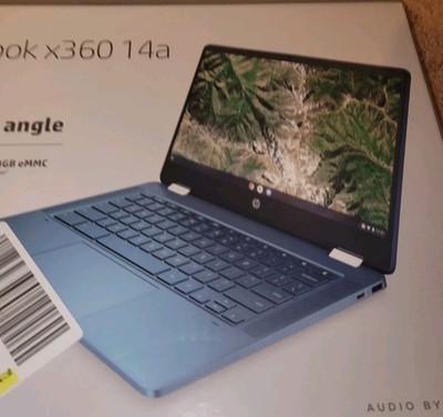 HP Chromebook x360 14'' (64GB SSD, Intel Celeron N4020, 1.10GHz, 4GB RAM) Touch
